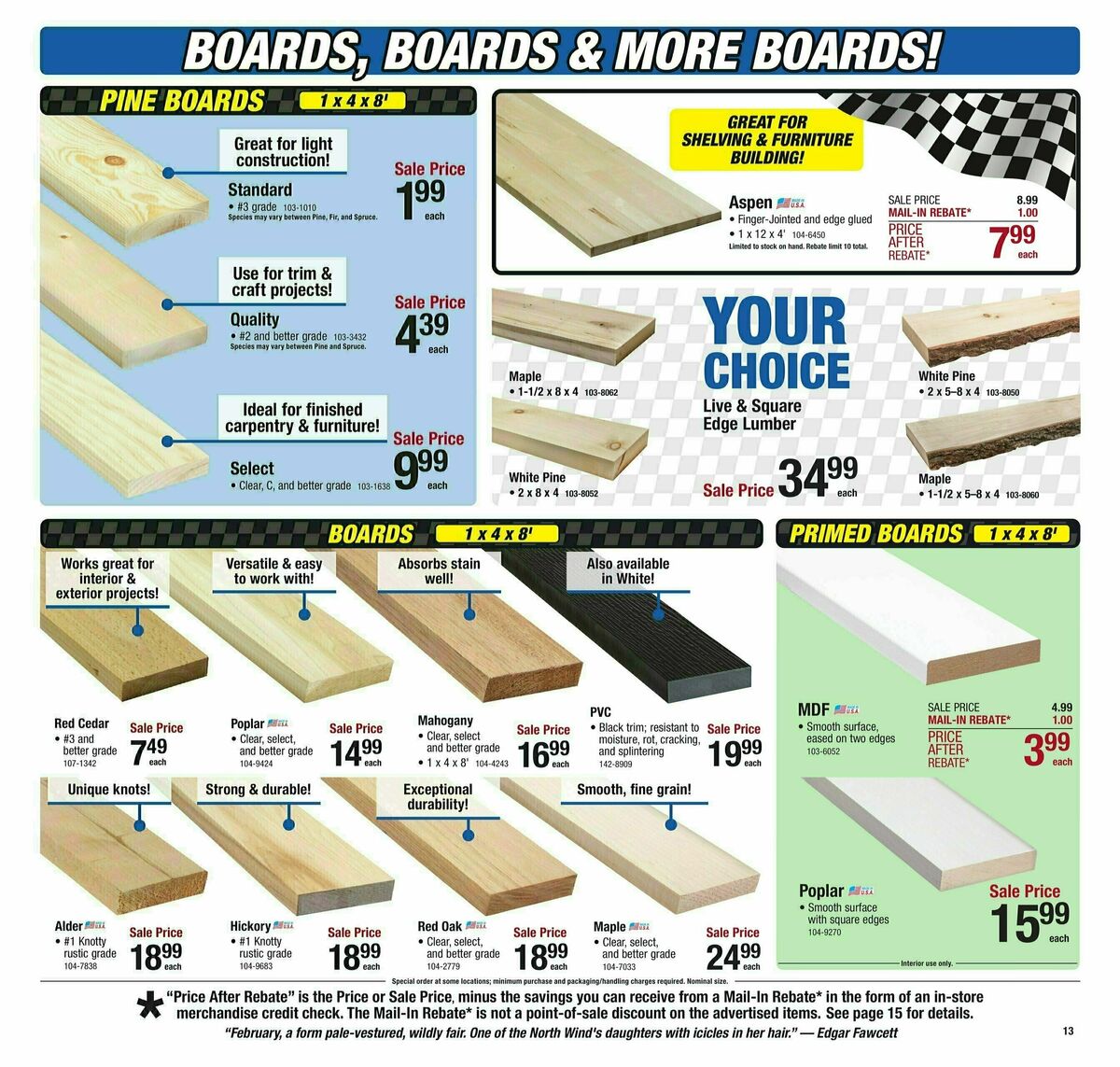 Menards Weekly Ad from February 5