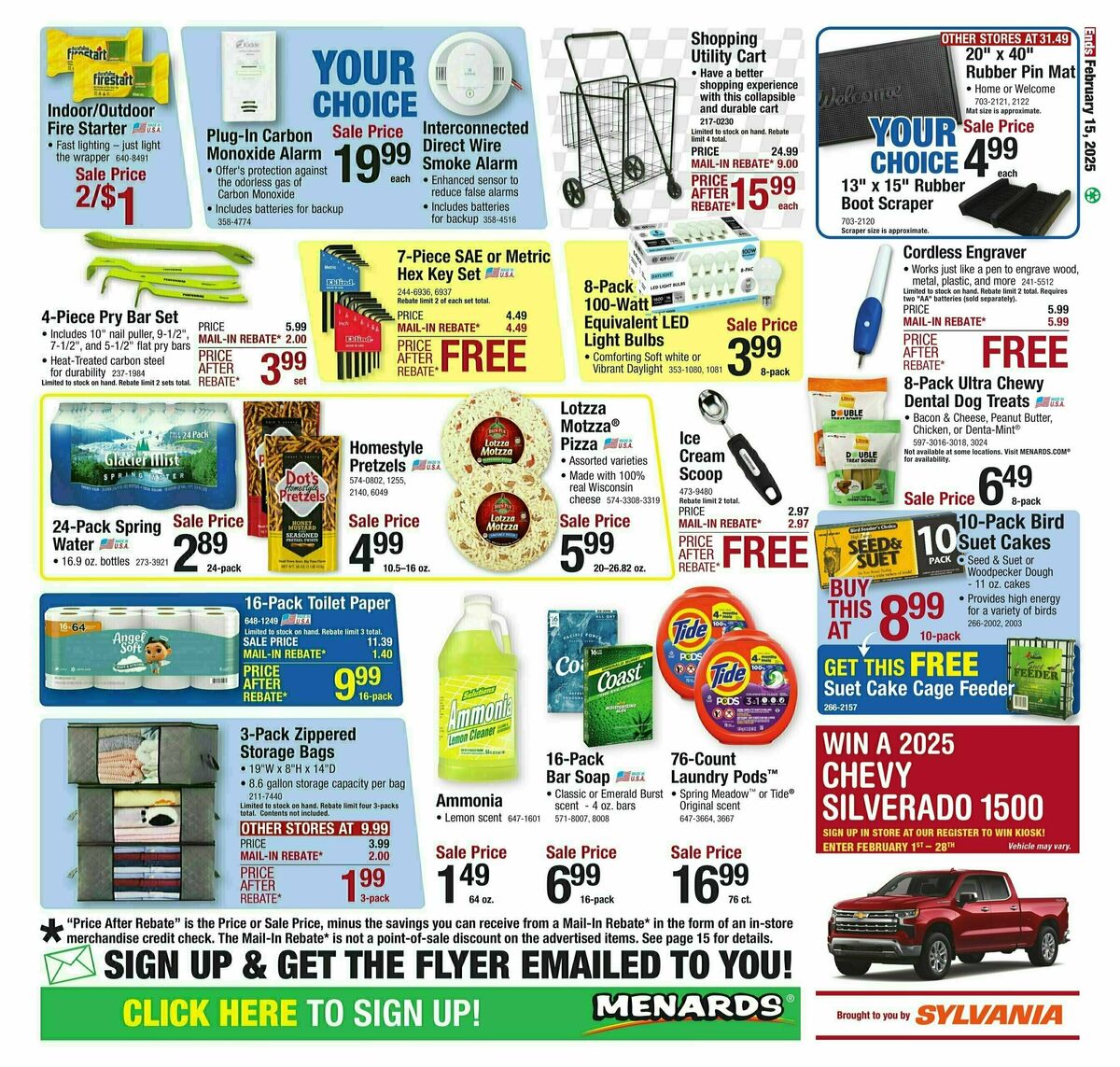 Menards Weekly Ad from February 5