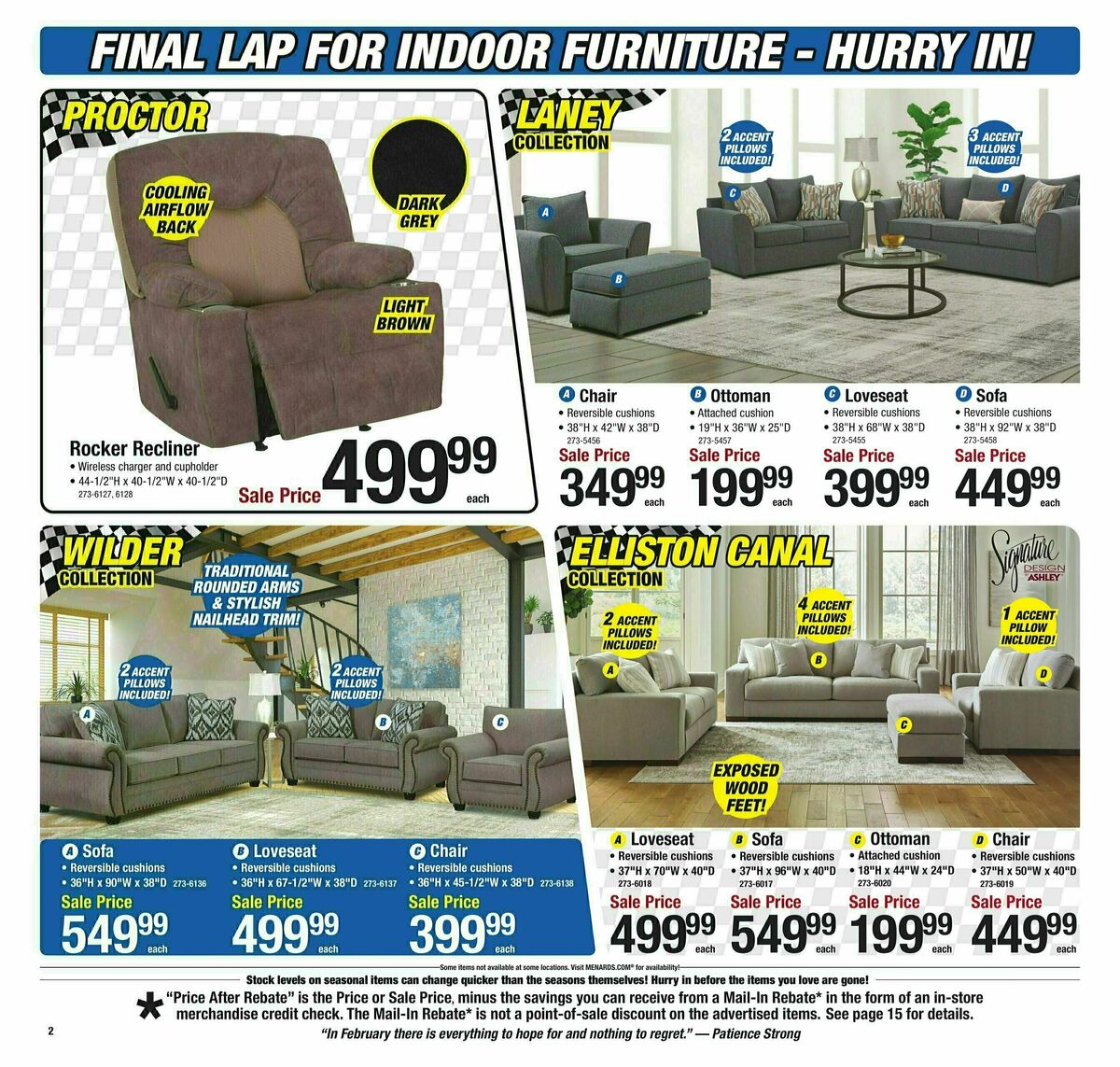 Menards Weekly Ad from February 5