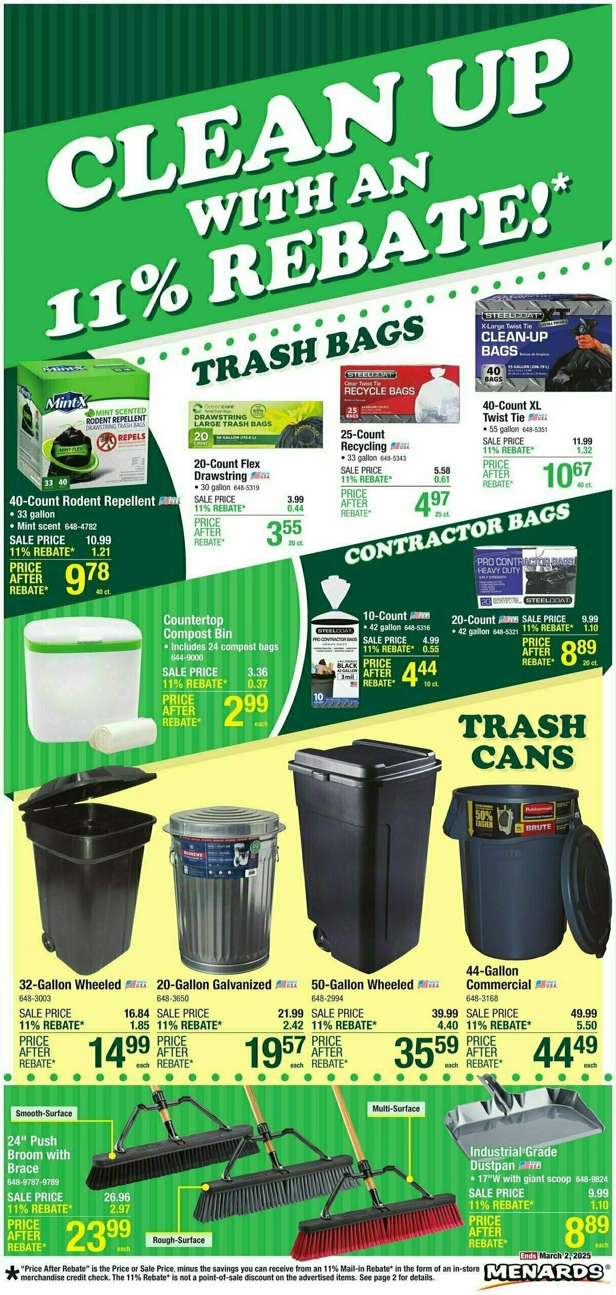 Menards Home Essentials Weekly Ad from February 16