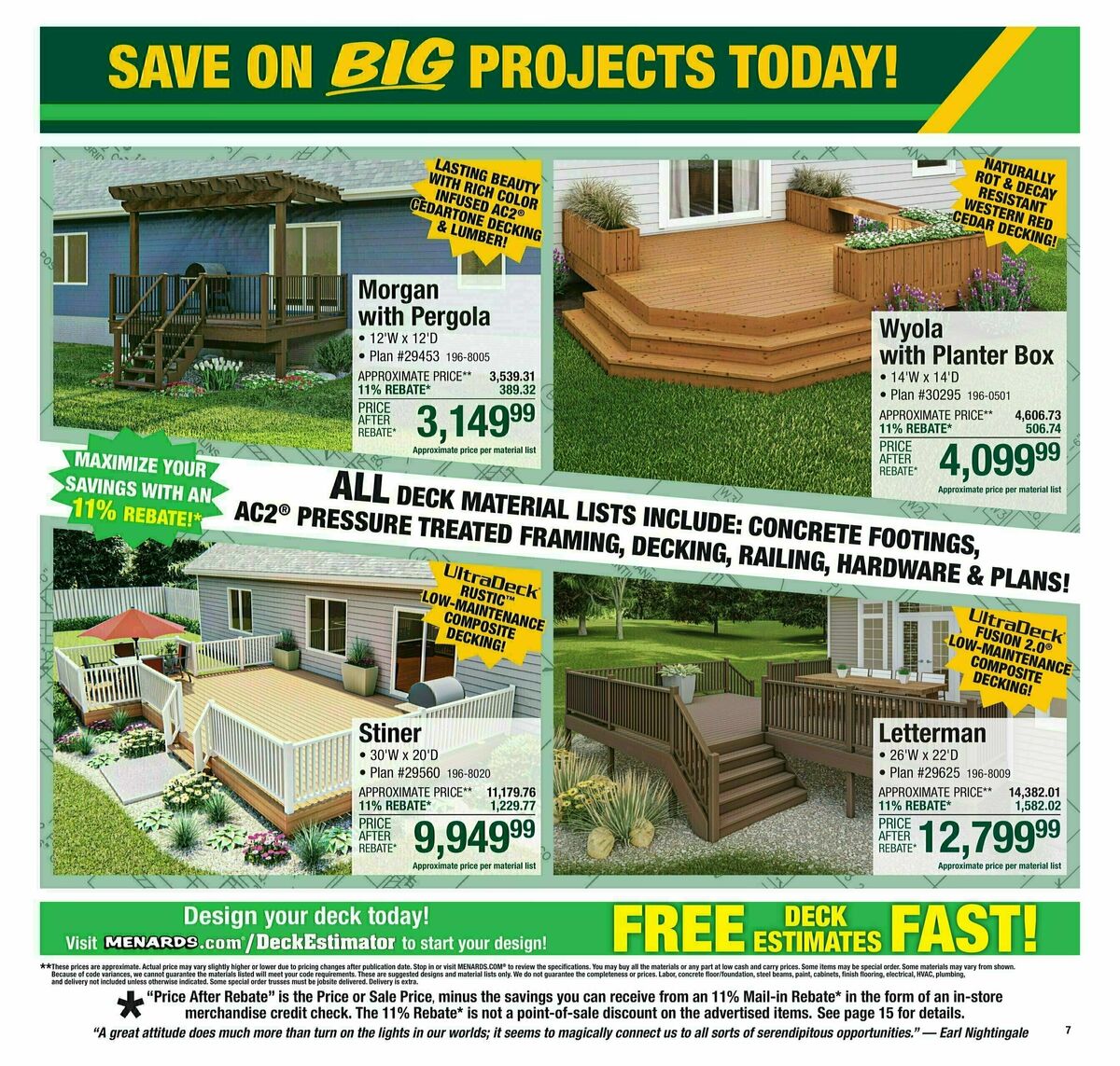 Menards Weekly Ad from February 16