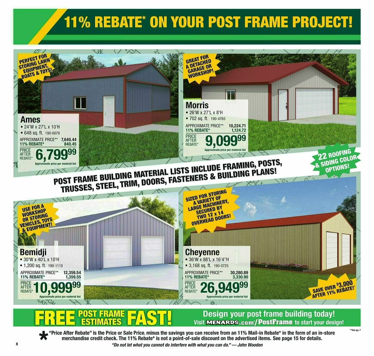 Menards Weekly Ad from February 16