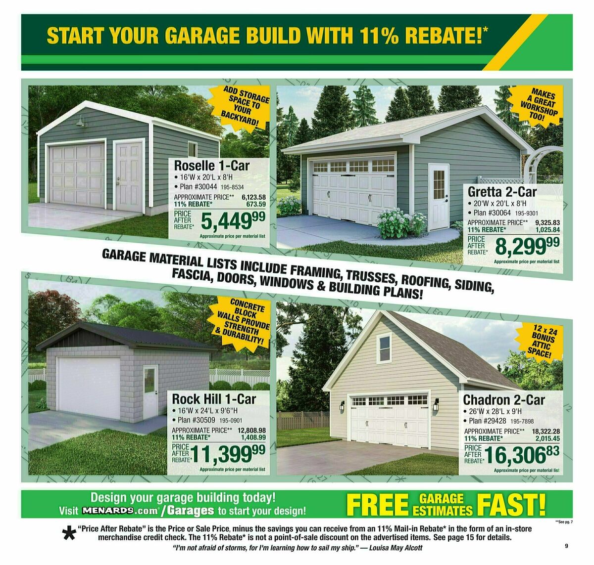 Menards Weekly Ad from February 16