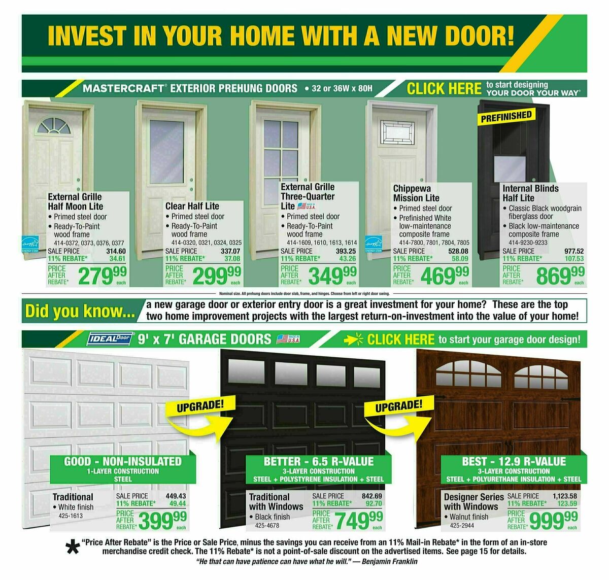 Menards Weekly Ad from February 16