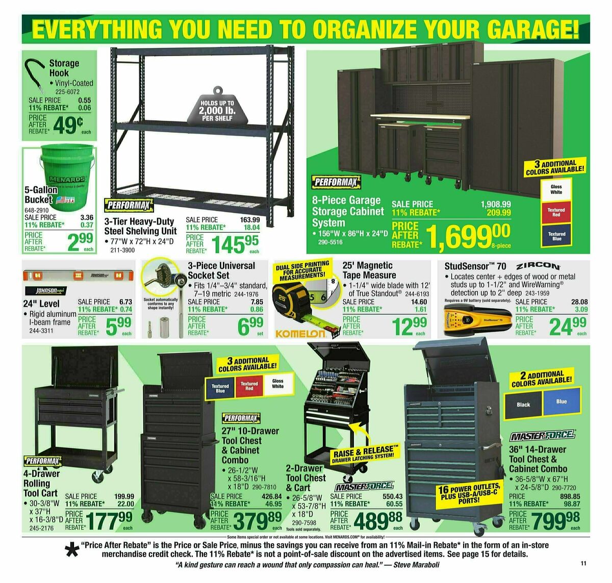 Menards Weekly Ad from February 16