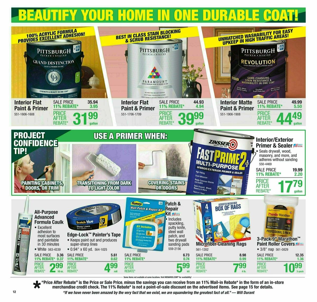 Menards Weekly Ad from February 16