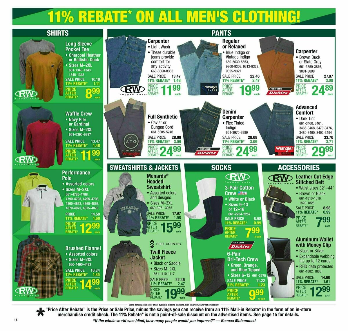Menards Weekly Ad from February 16