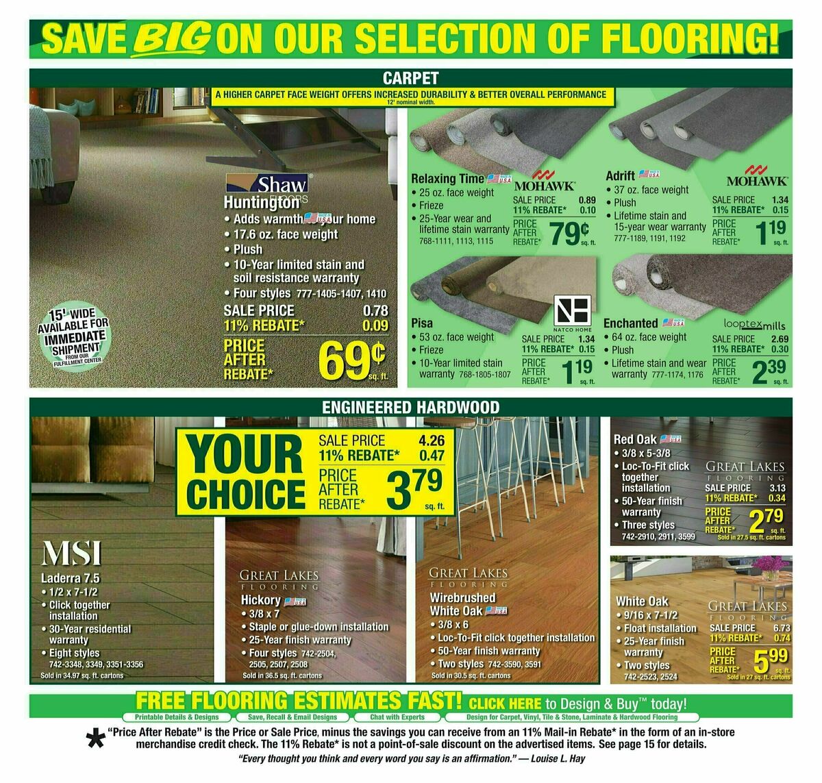 Menards Weekly Ad from February 16