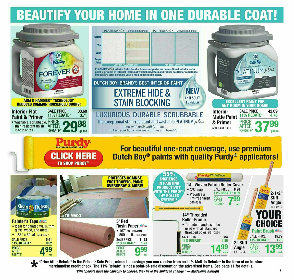 Menards Weekly Ad from February 26