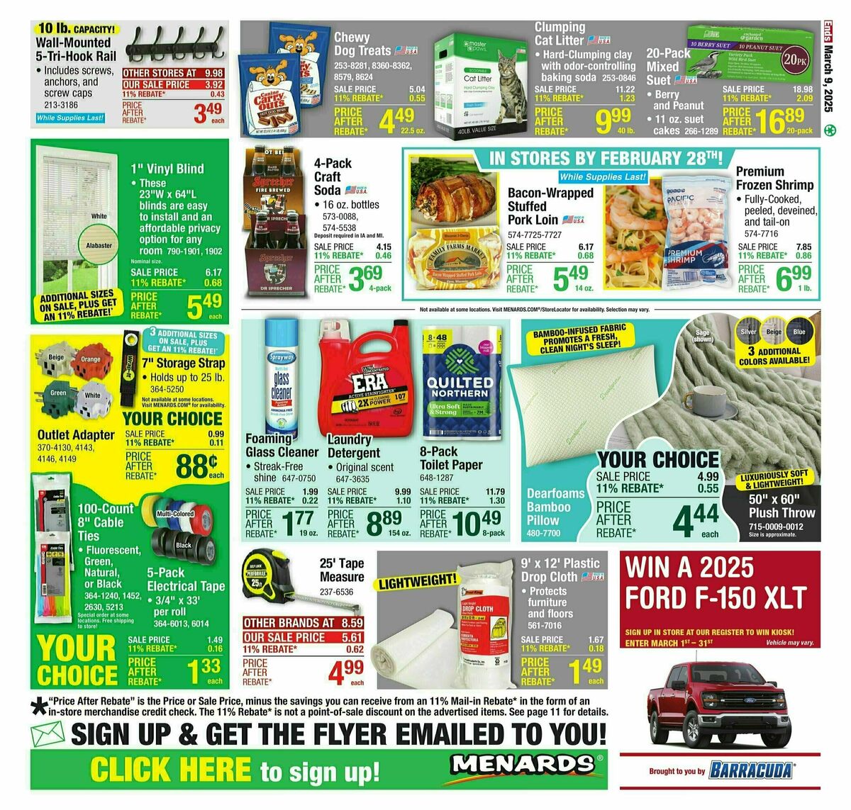 Menards Weekly Ad from February 26