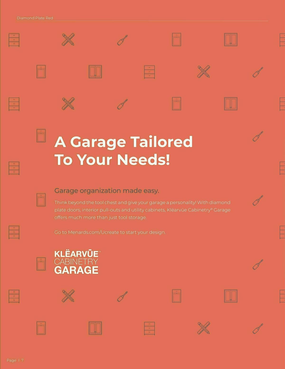 Menards Klearvue Cabinetry Catalog Weekly Ad from March 1