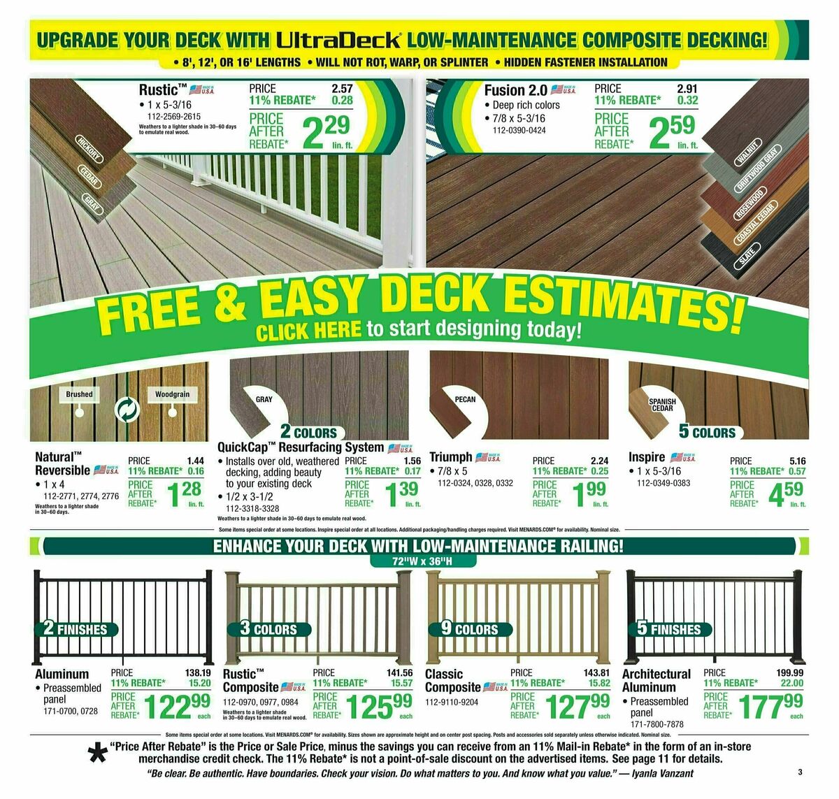 Menards Weekly Ad from March 5