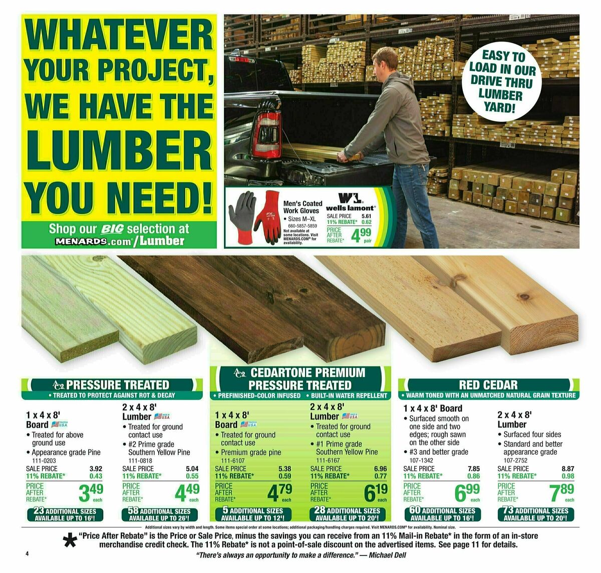 Menards Weekly Ad from March 5