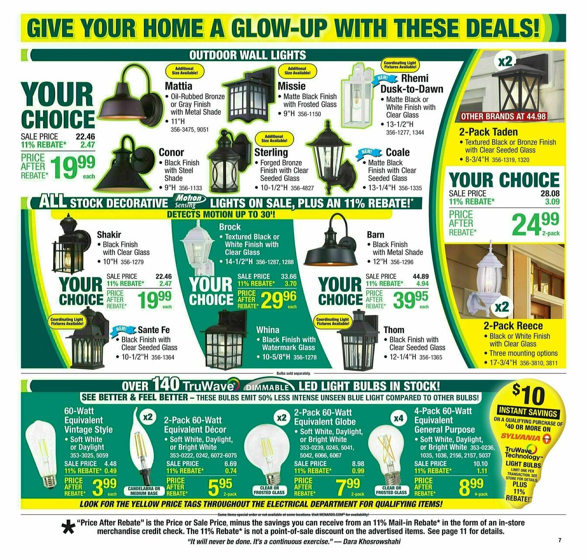 Menards Weekly Ad from March 5