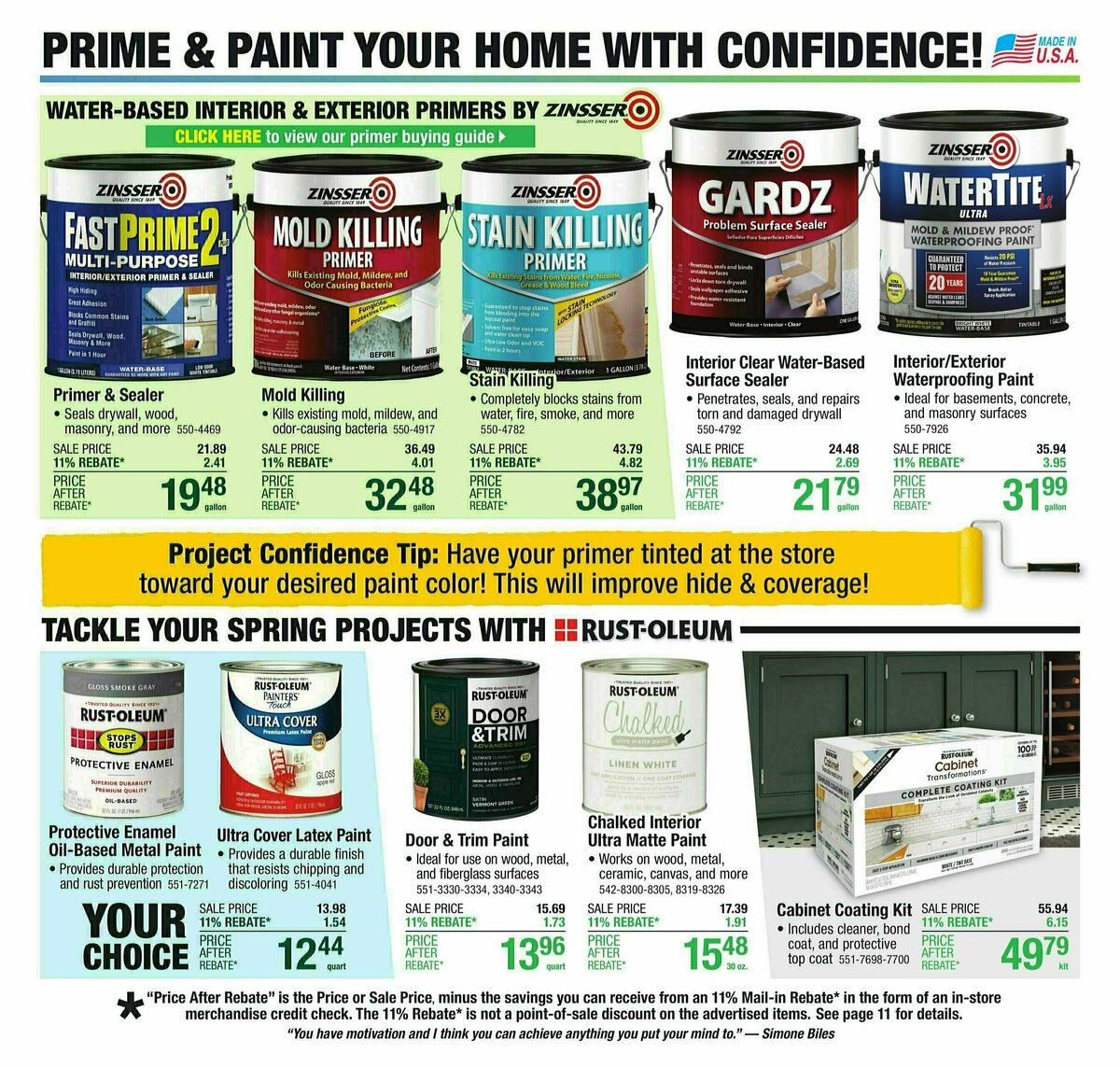 Menards Weekly Ad from March 12