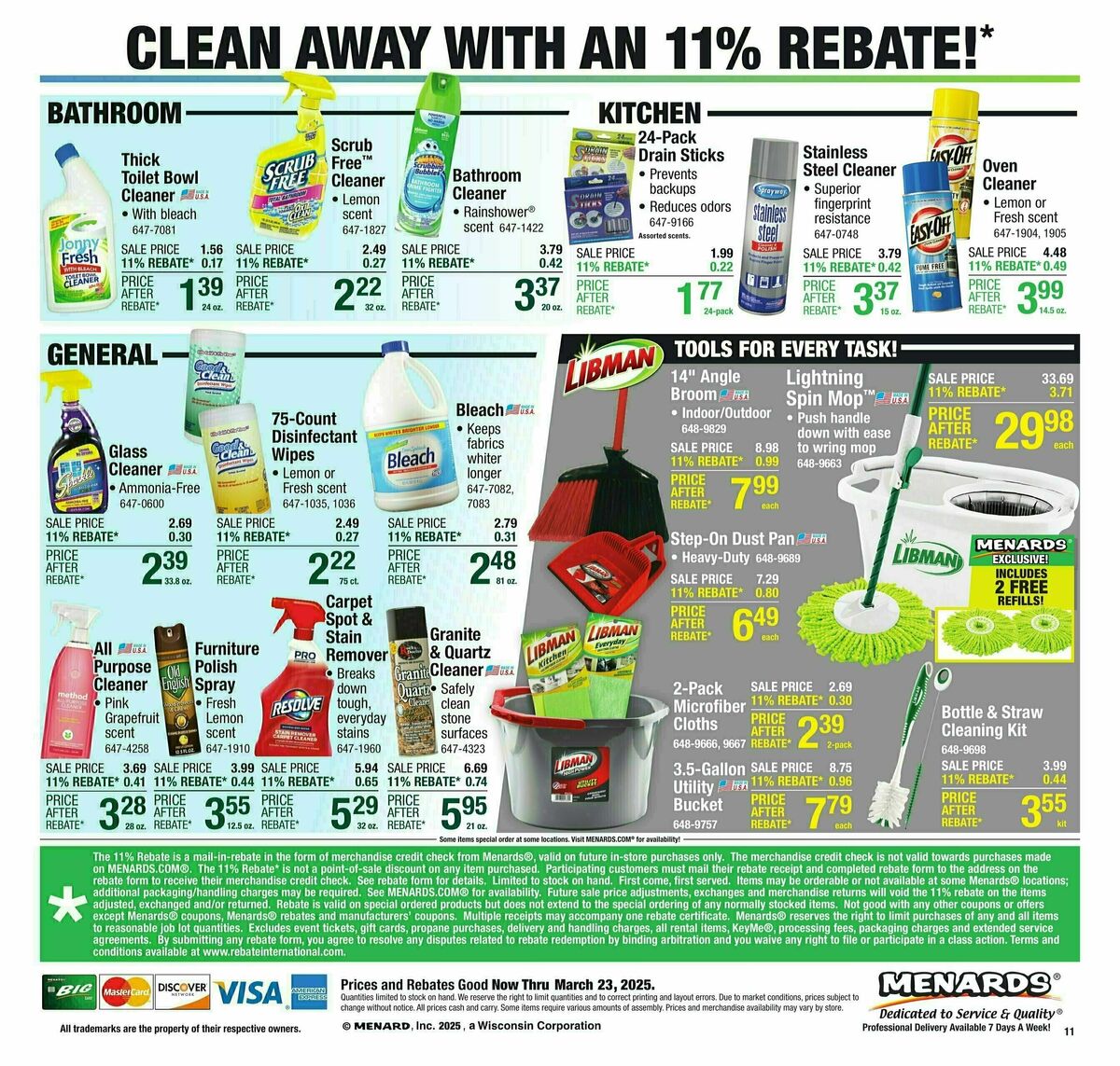 Menards Weekly Ad from March 12