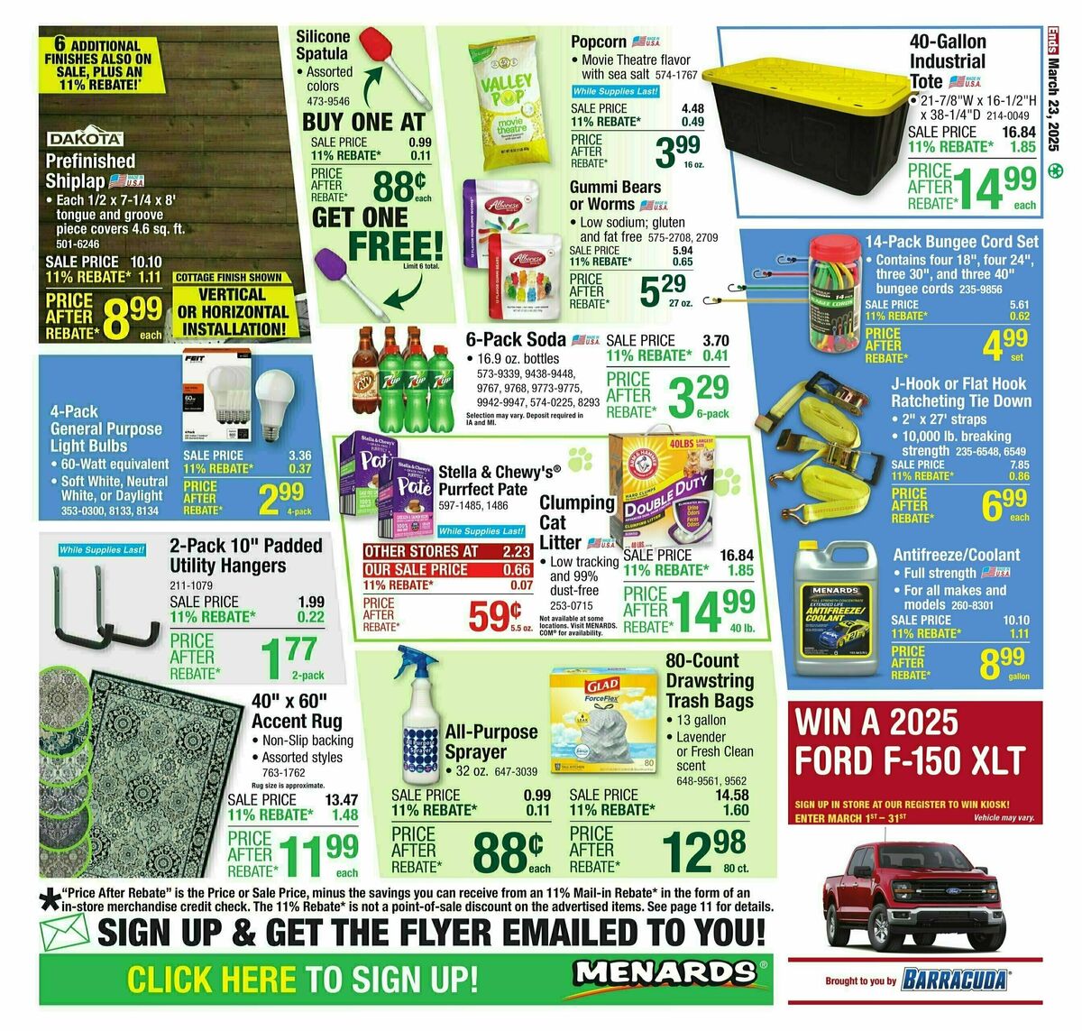 Menards Weekly Ad from March 12