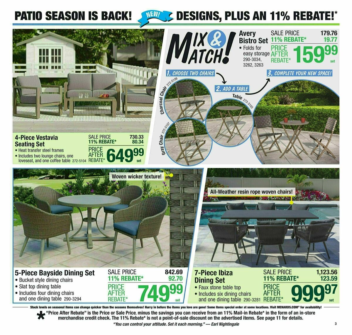 Menards Weekly Ad from March 12