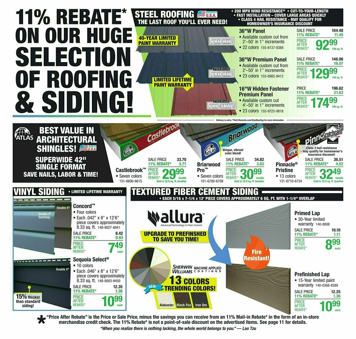 Menards Weekly Ad from March 12