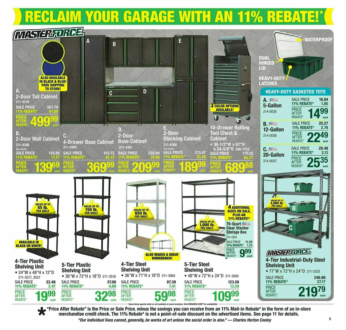 Menards Weekly Ad from March 19