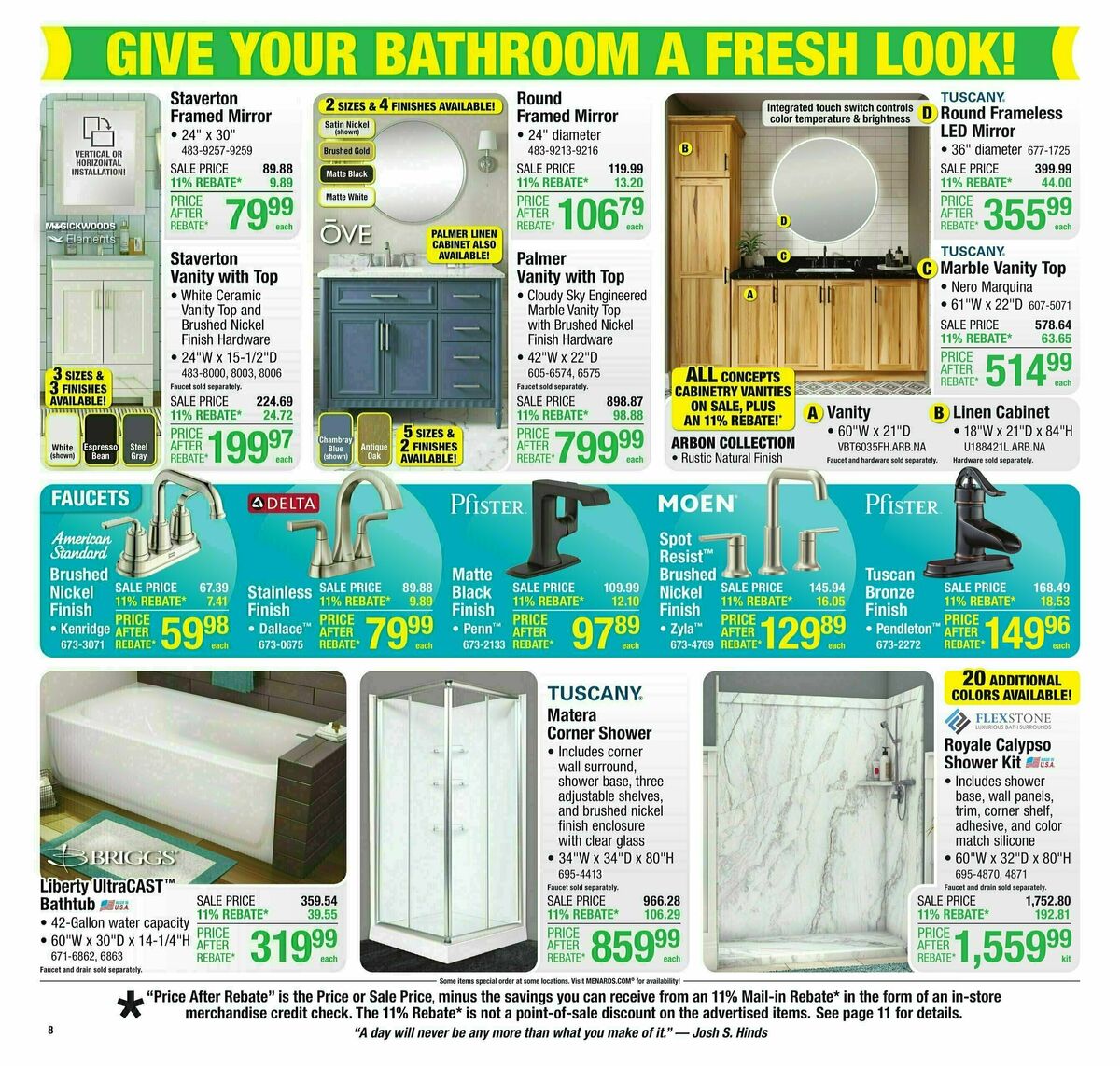 Menards Weekly Ad from March 19