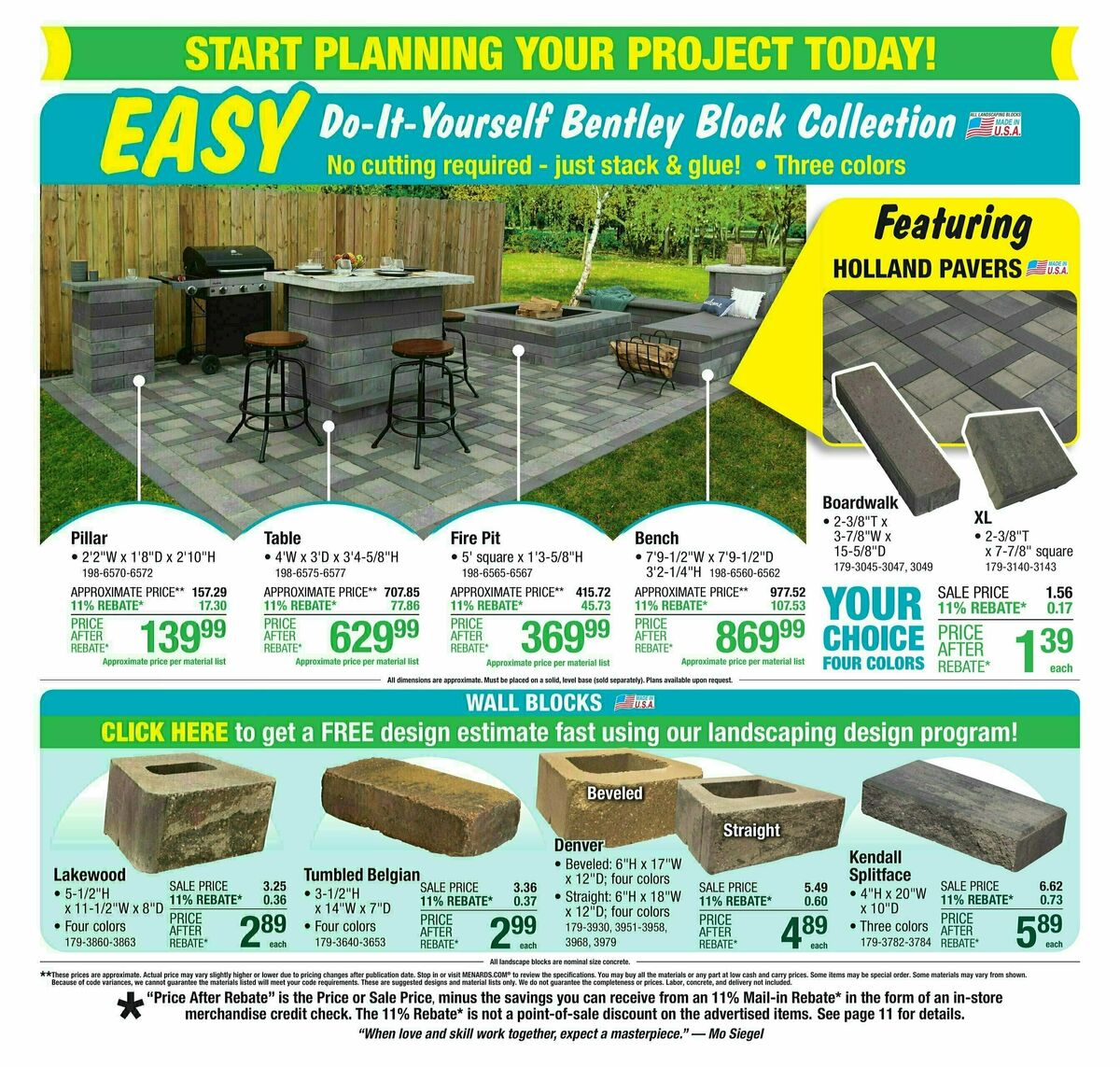 Menards Weekly Ad from March 19