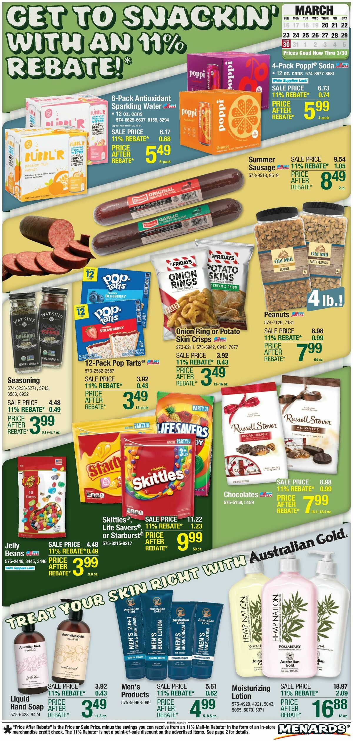 Menards Home Essentials Weekly Ad from March 19