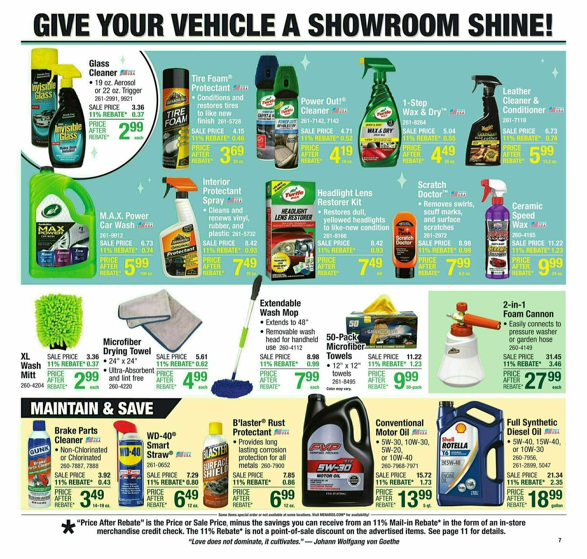 Menards Weekly Ad from March 26