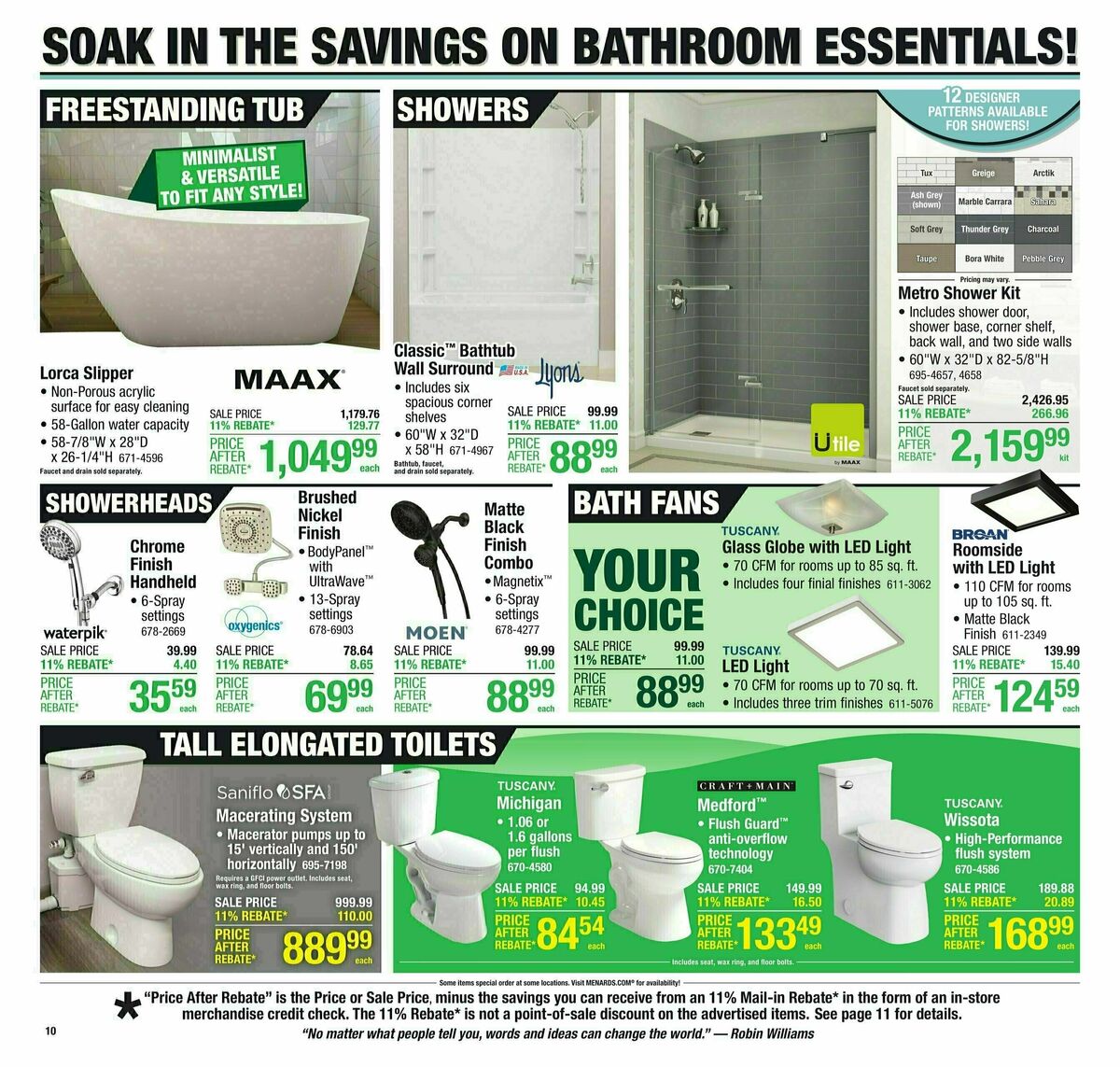 Menards Weekly Ad from March 26