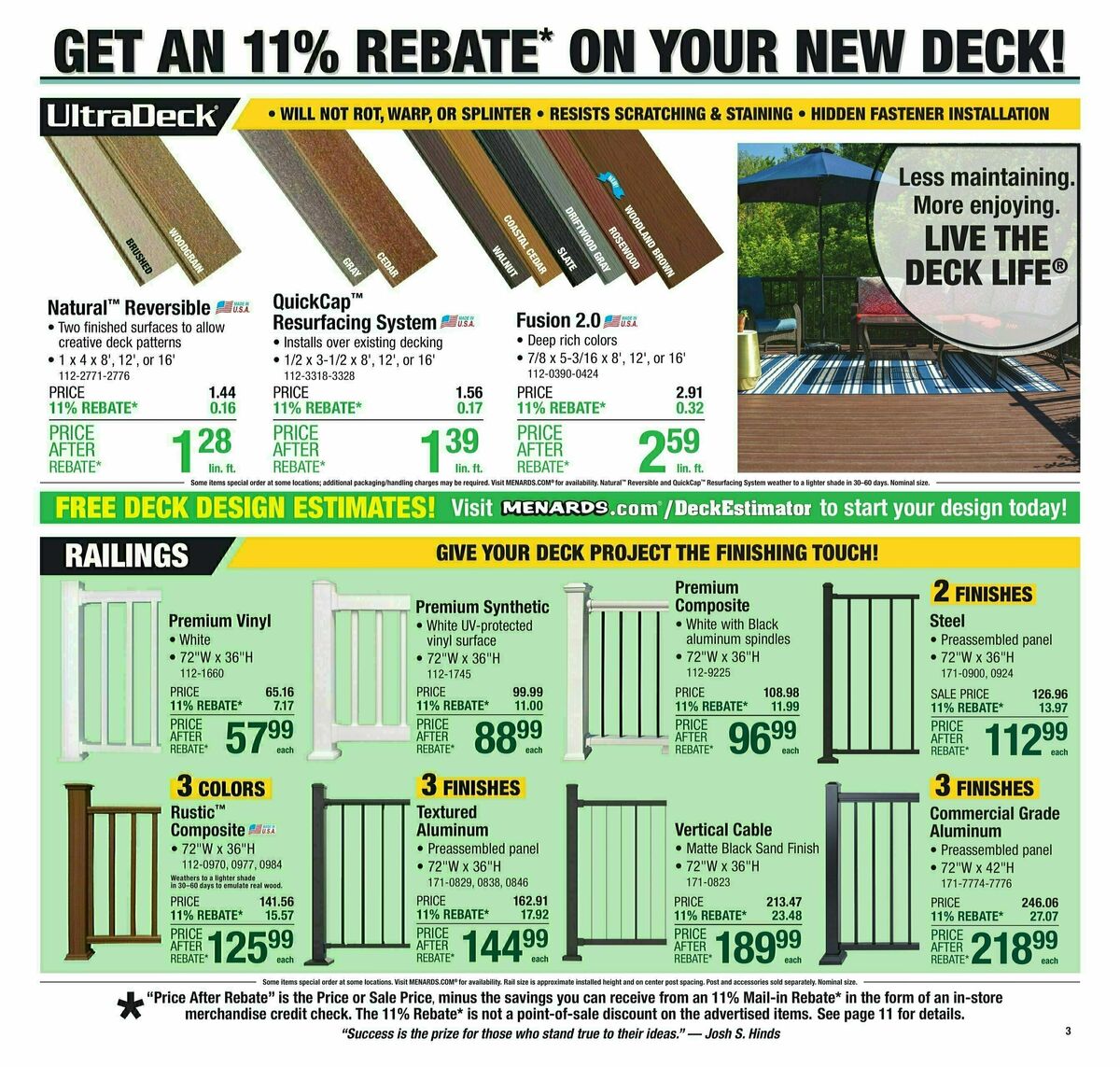 Menards Weekly Ad from March 26