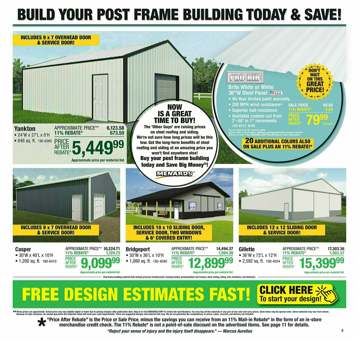 Menards Weekly Ad from March 26