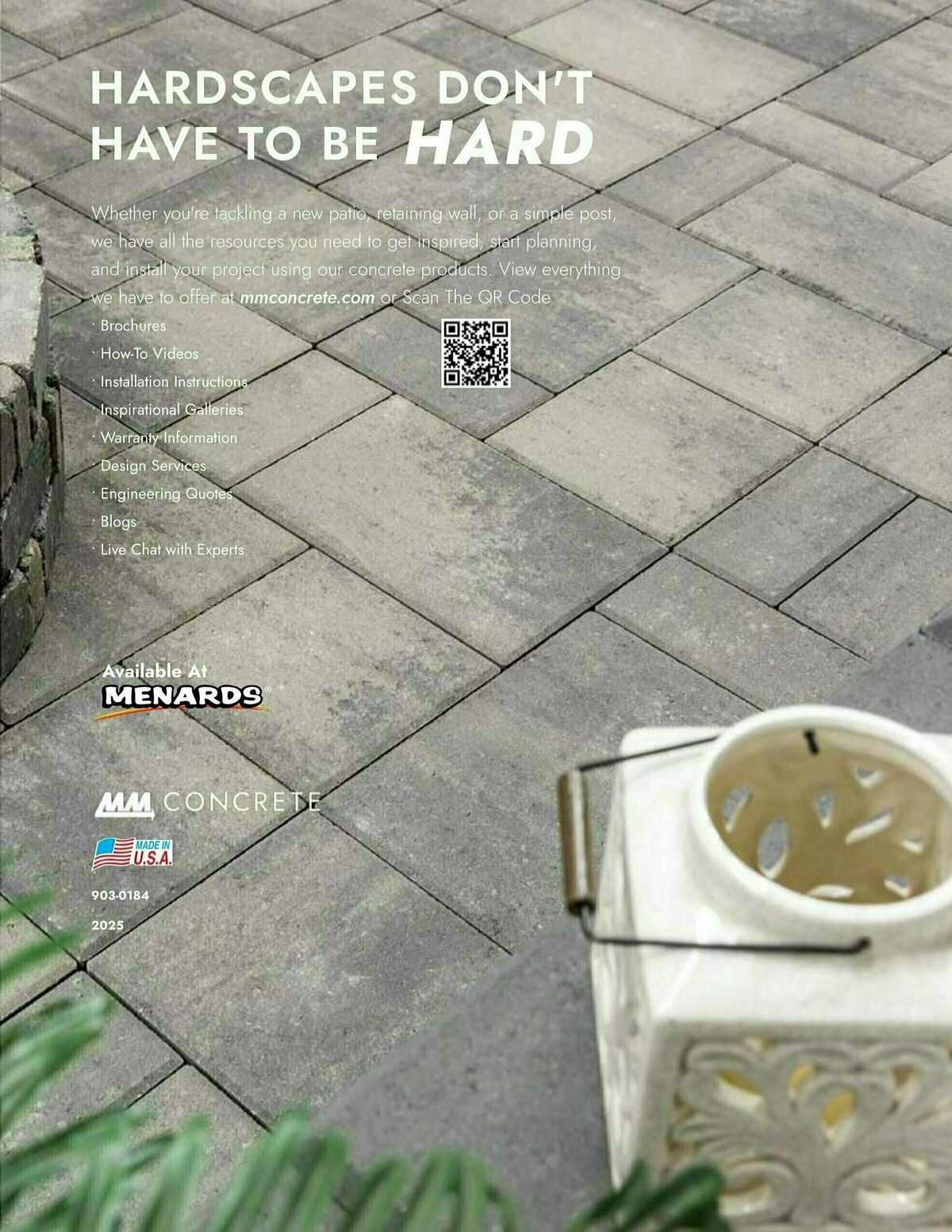 Menards Landscape Block Catalog Weekly Ad from March 13