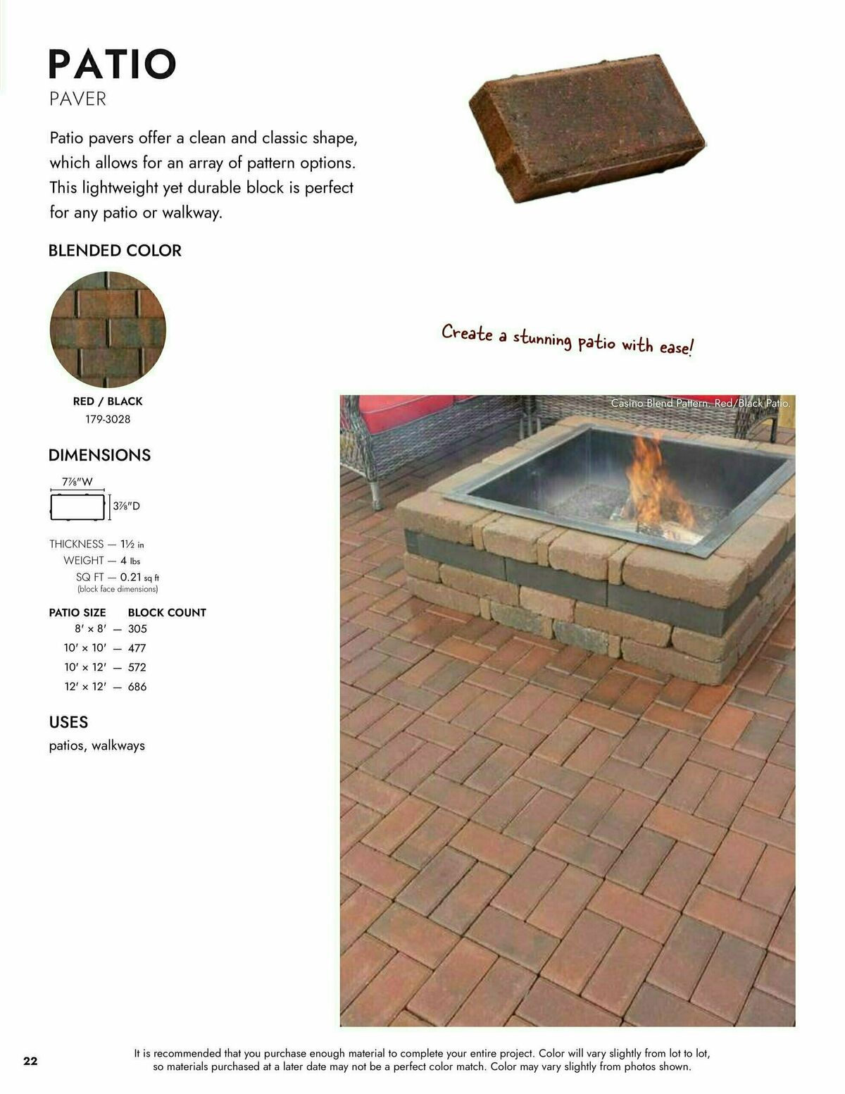 Menards Landscape Block Catalog Weekly Ad from March 13