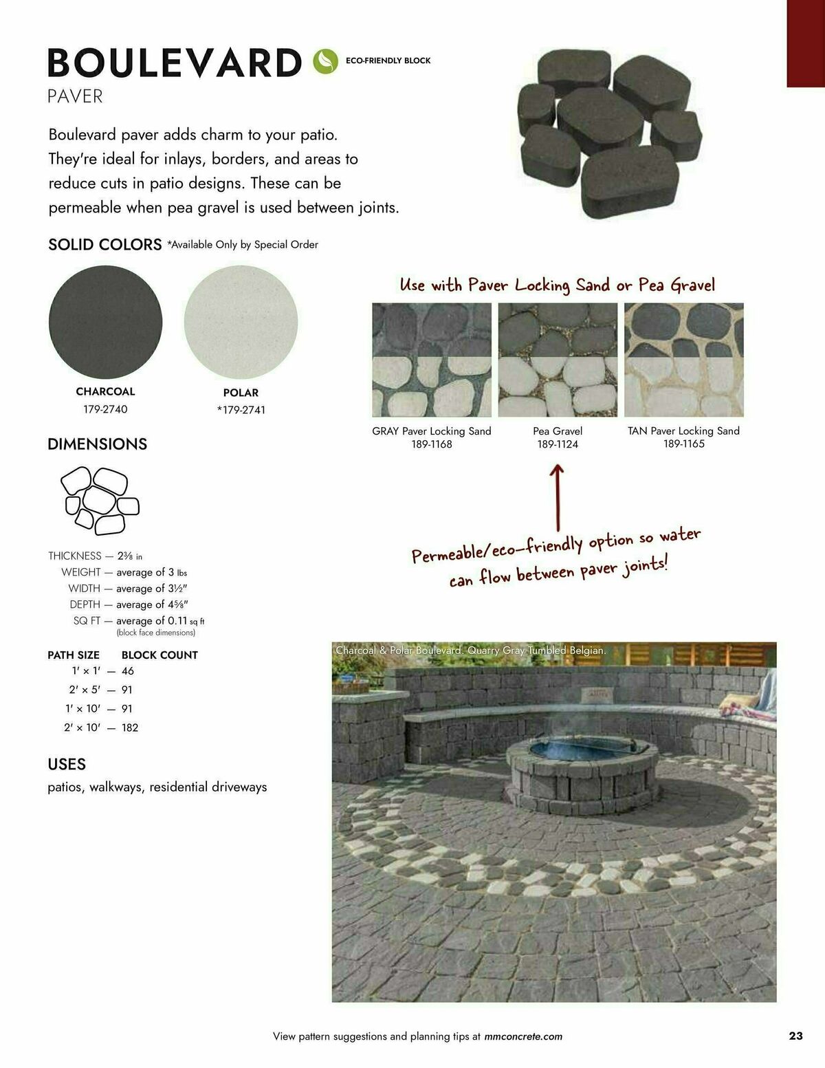 Menards Landscape Block Catalog Weekly Ad from March 13