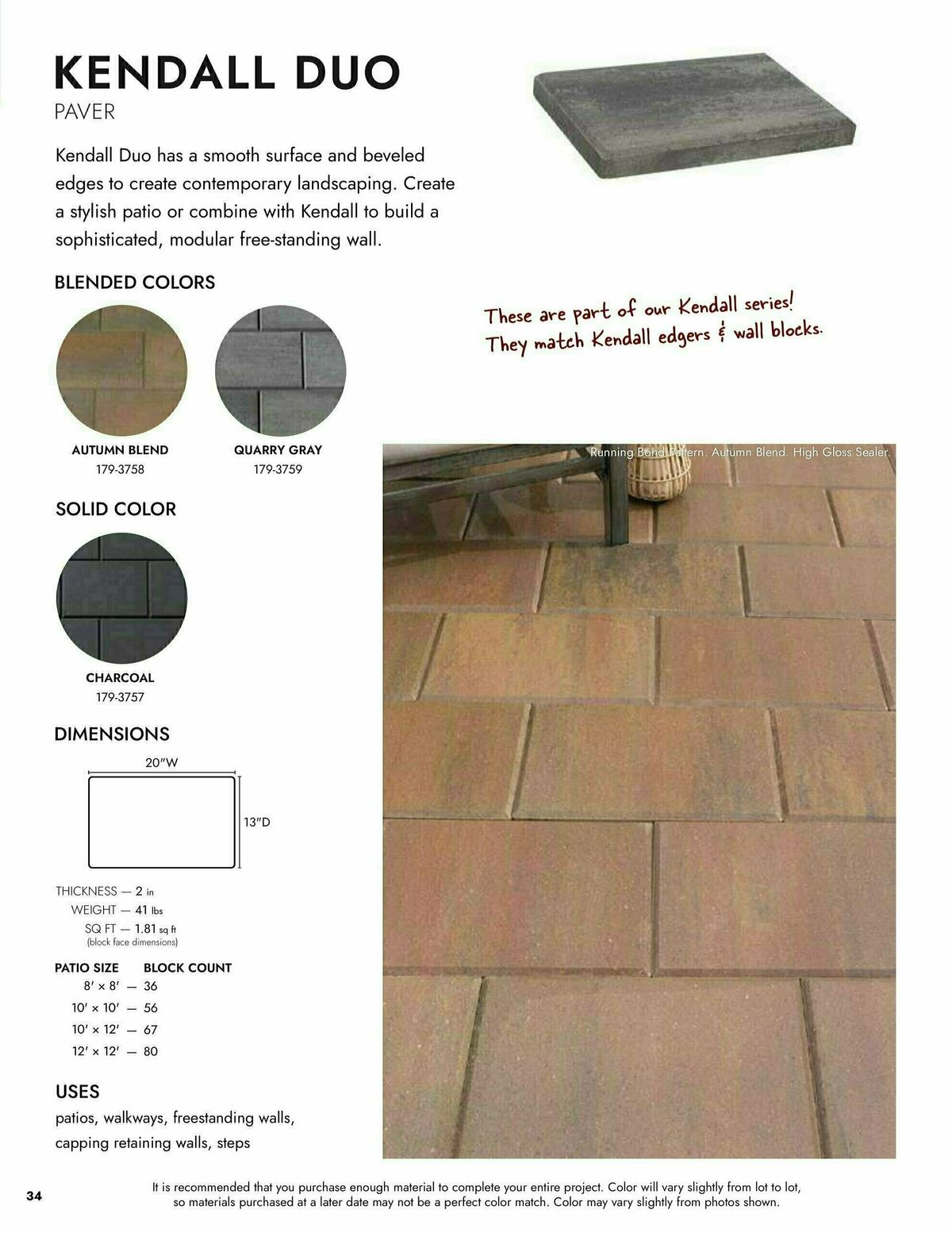 Menards Landscape Block Catalog Weekly Ad from March 13