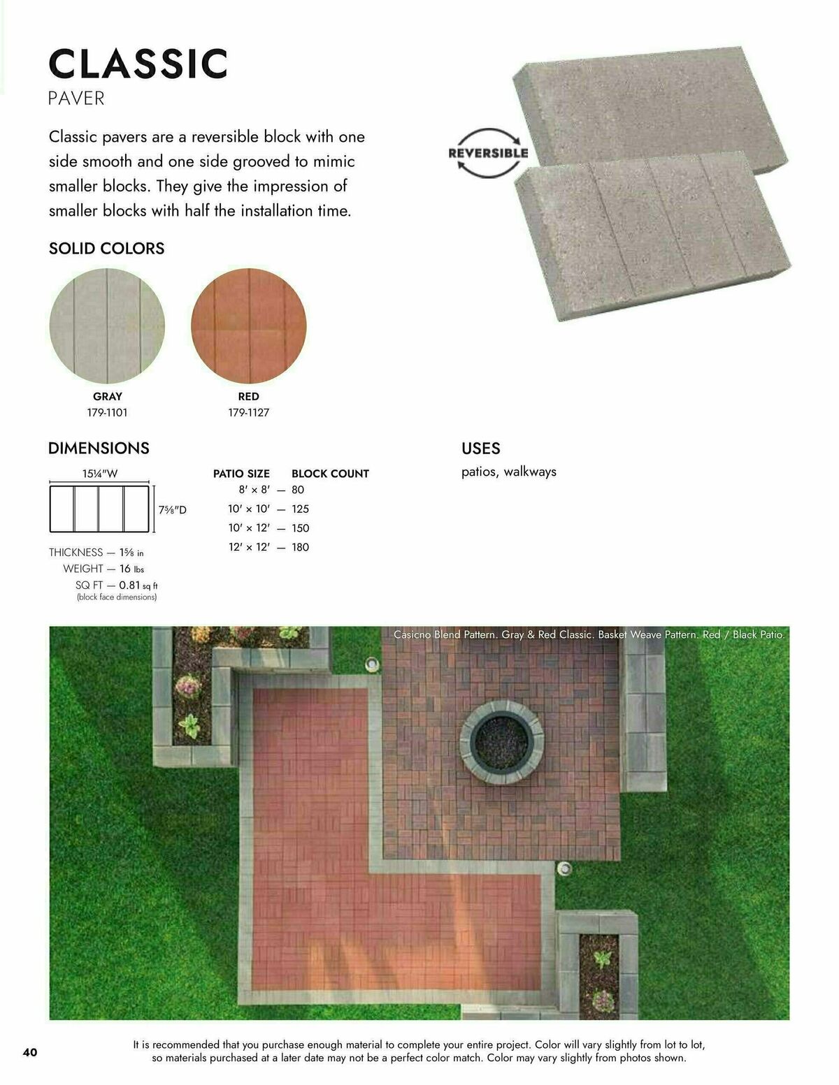Menards Landscape Block Catalog Weekly Ad from March 13