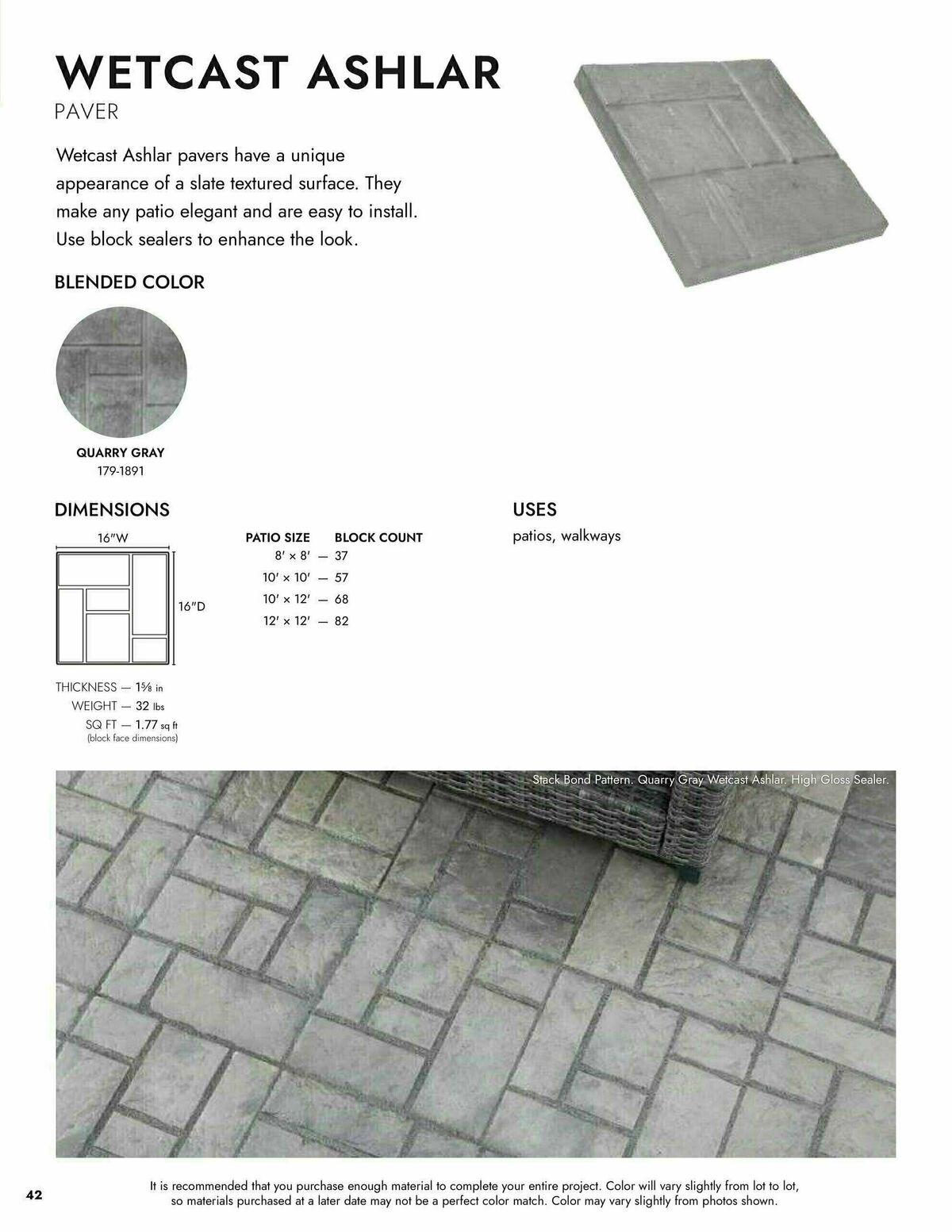 Menards Landscape Block Catalog Weekly Ad from March 13