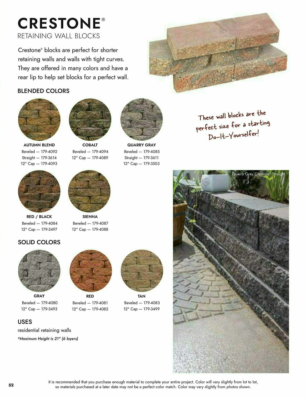 Menards Landscape Block Catalog Weekly Ad from March 13