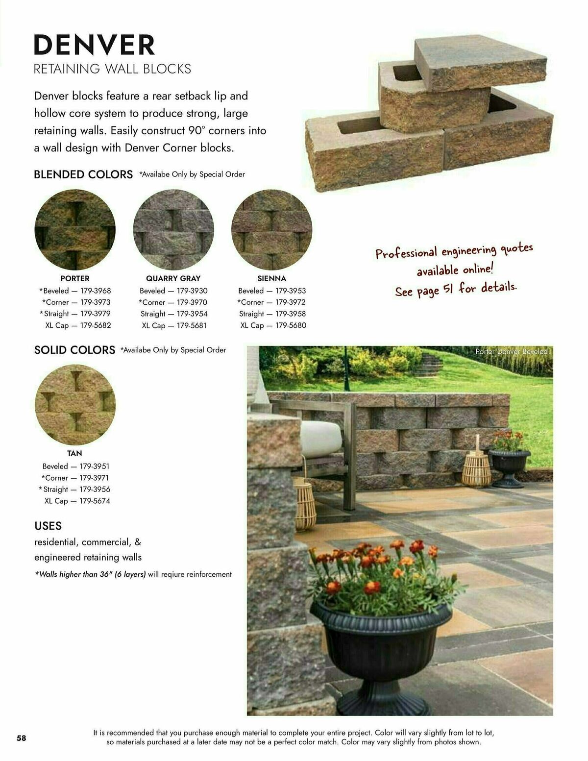 Menards Landscape Block Catalog Weekly Ad from March 13