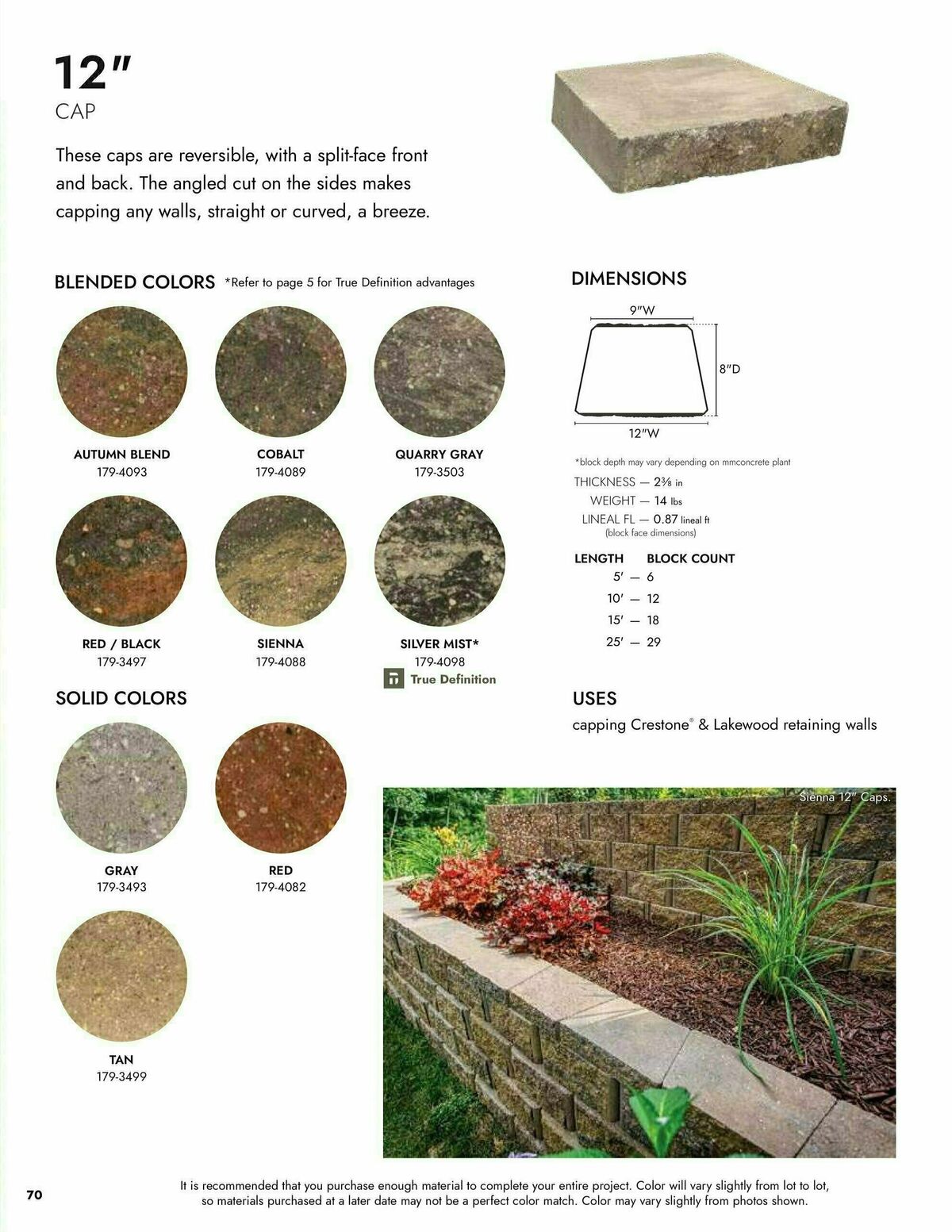 Menards Landscape Block Catalog Weekly Ad from March 13