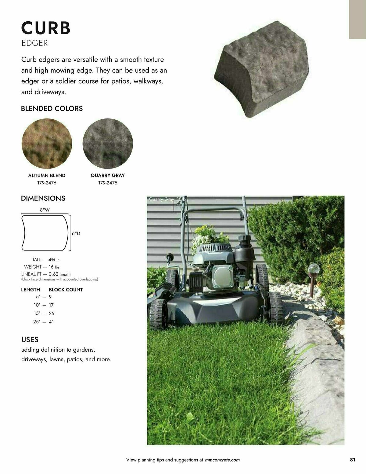 Menards Landscape Block Catalog Weekly Ad from March 13