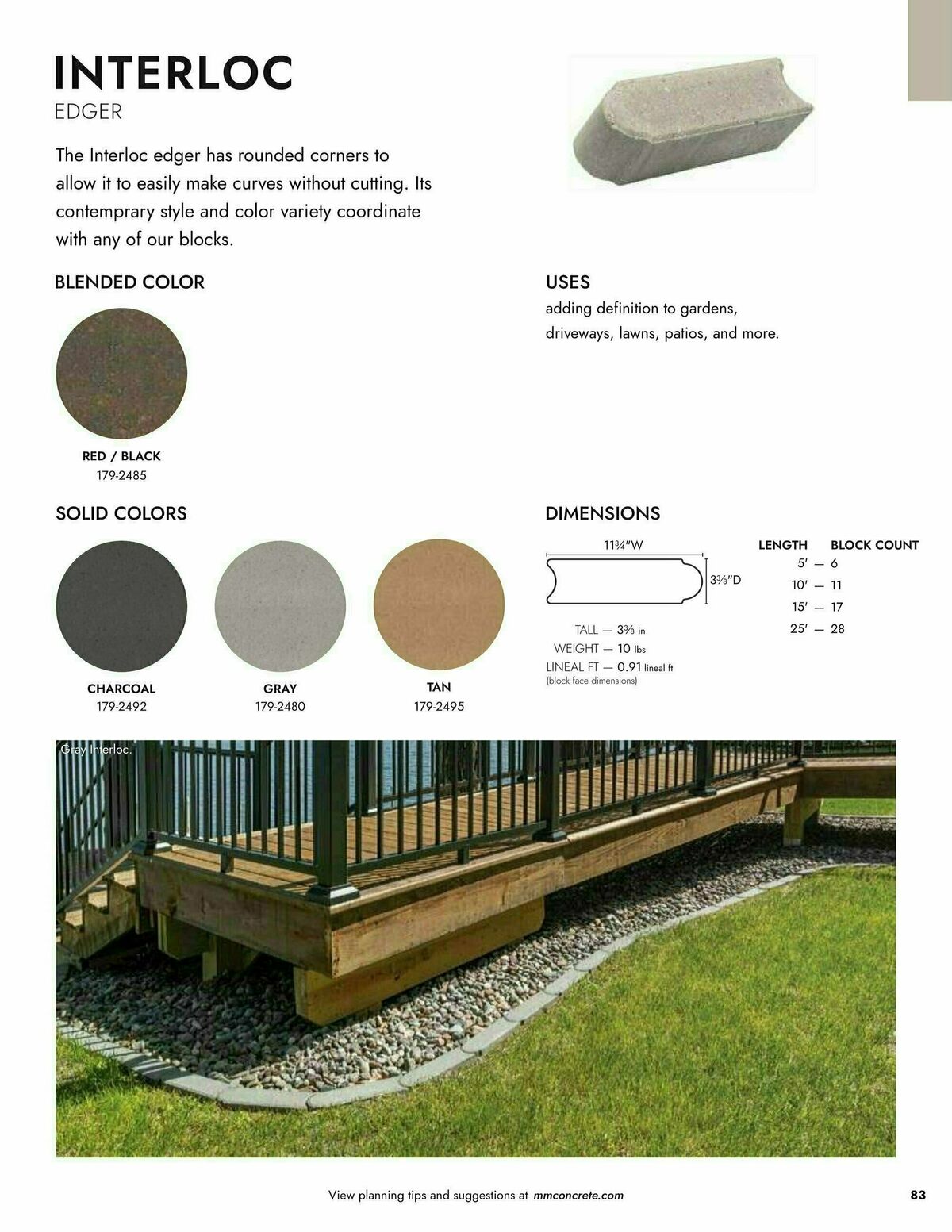 Menards Landscape Block Catalog Weekly Ad from March 13