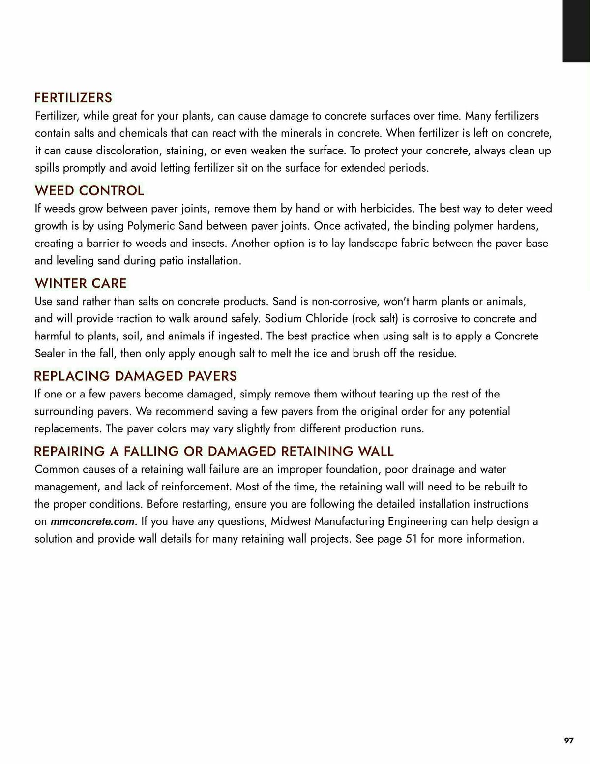 Menards Landscape Block Catalog Weekly Ad from March 13