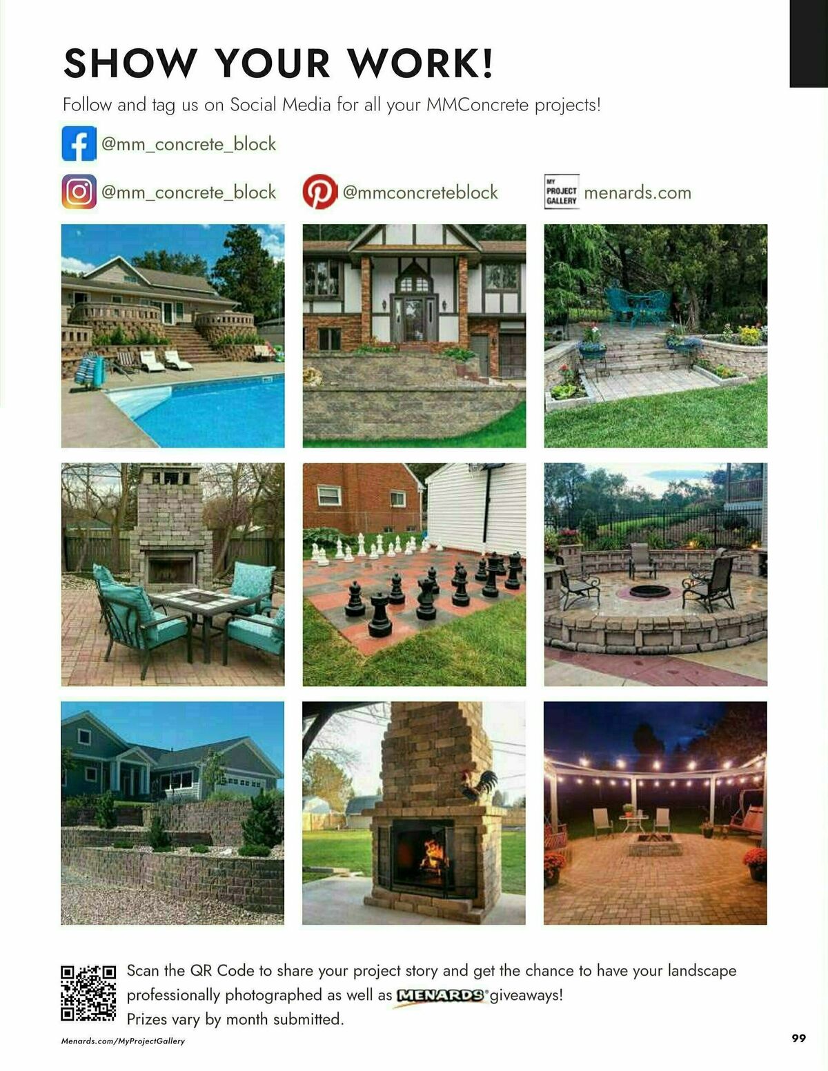 Menards Landscape Block Catalog Weekly Ad from March 13