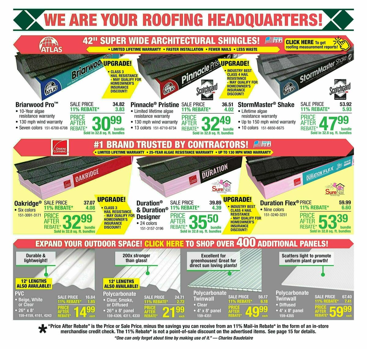 Menards Weekly Ad from April 2