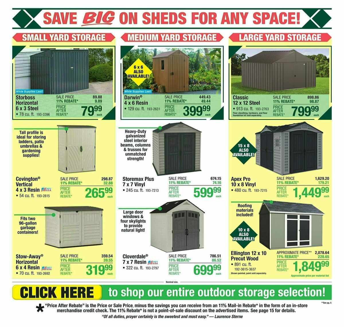 Menards Weekly Ad from April 2
