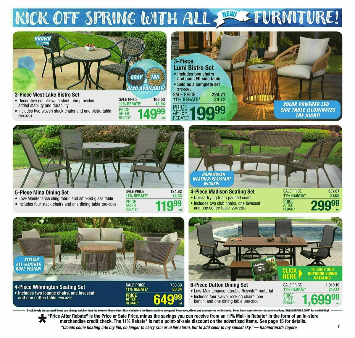 Menards Weekly Ad from April 2