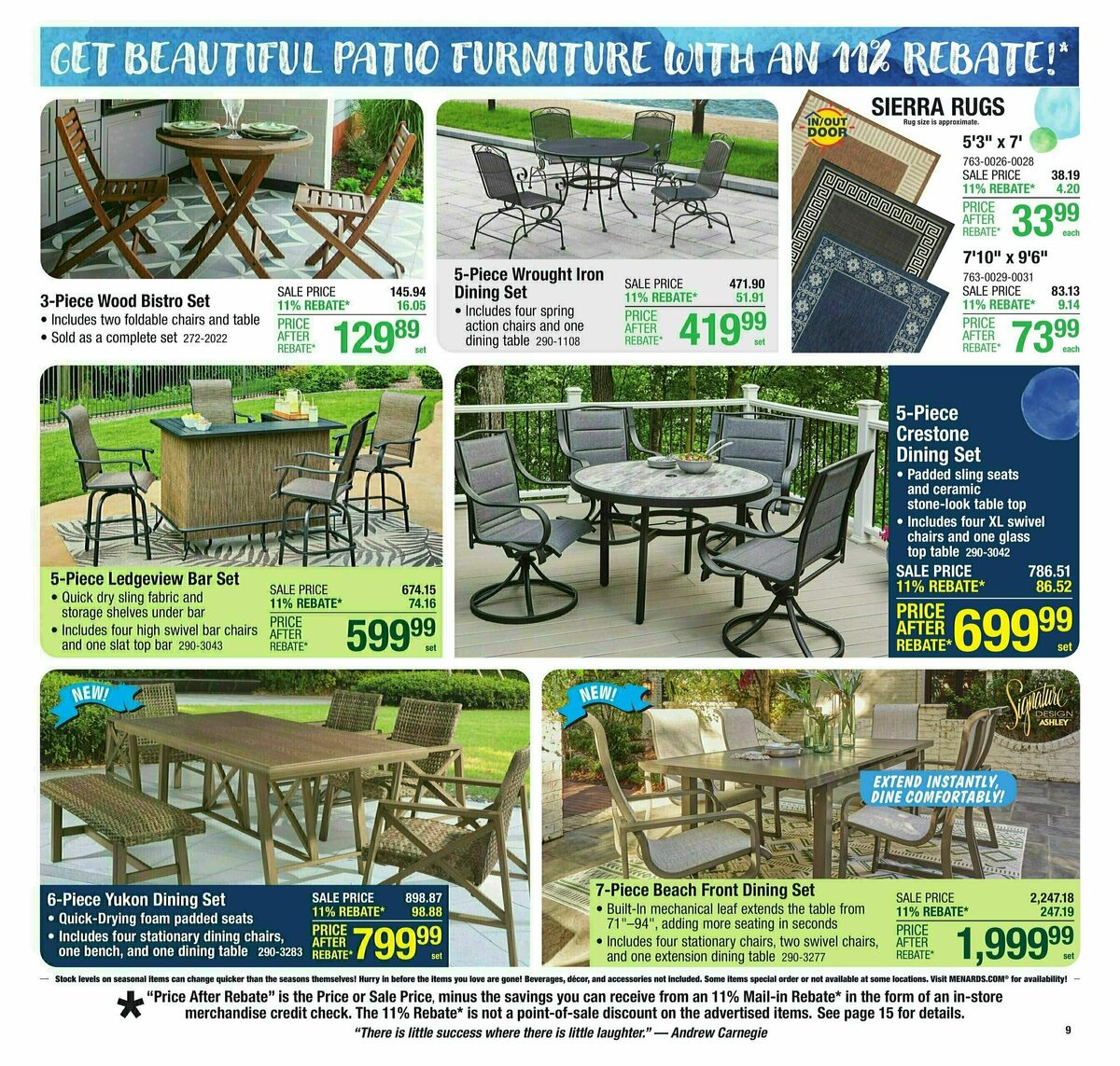 Menards Weekly Ad from April 2