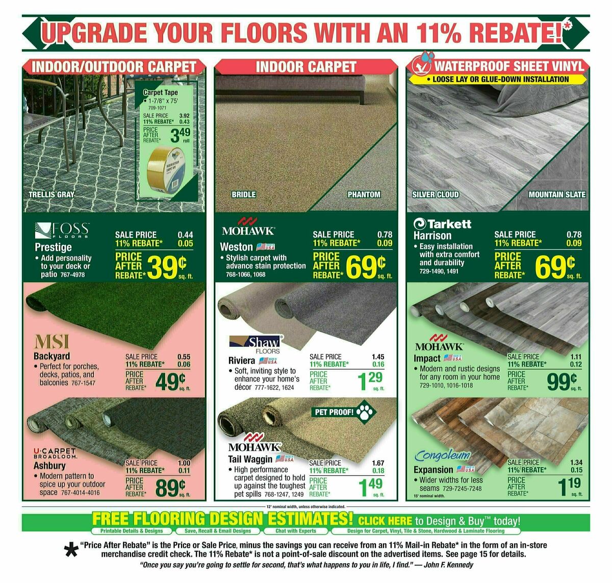Menards Weekly Ad from April 2