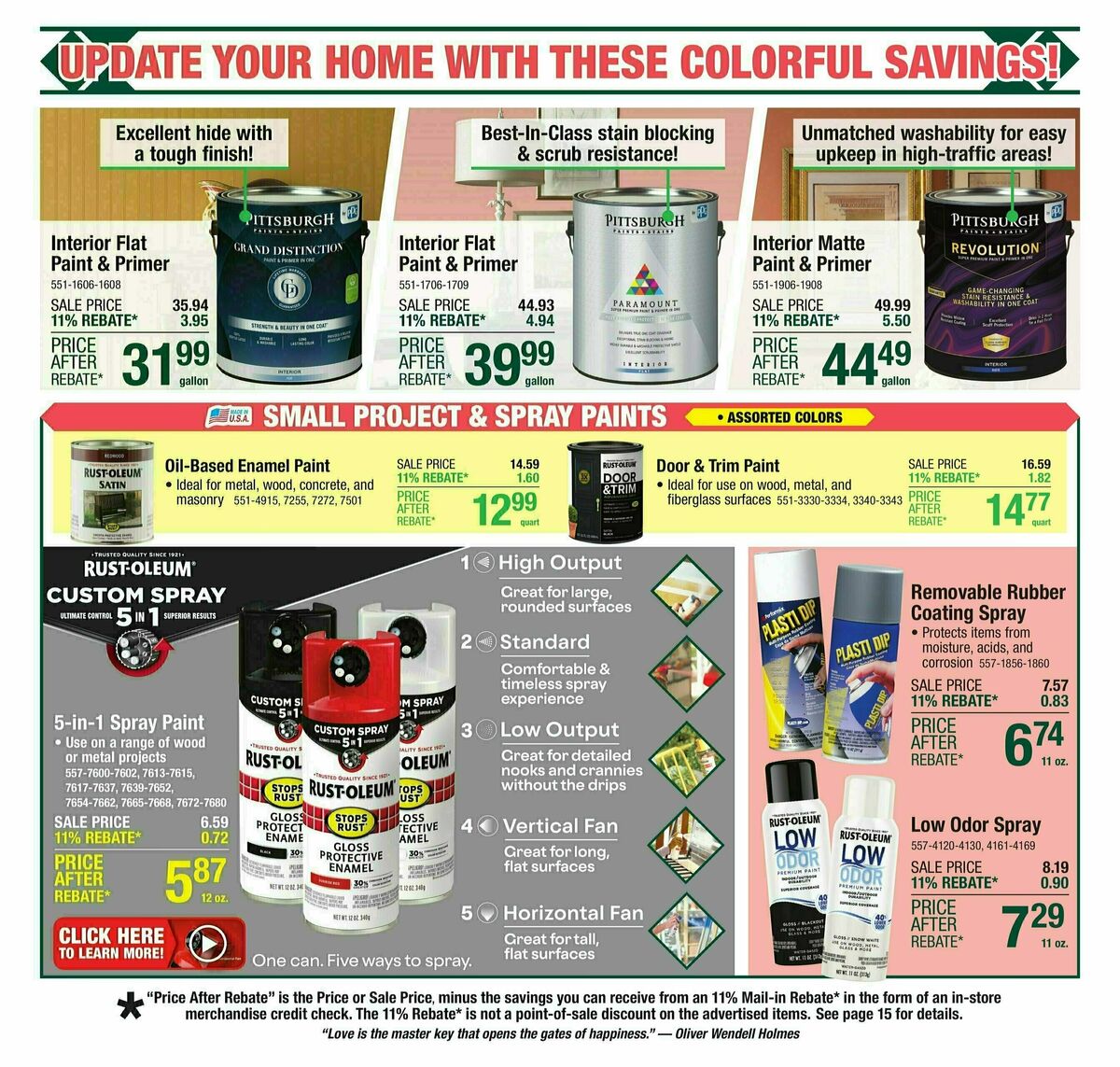 Menards Weekly Ad from April 2